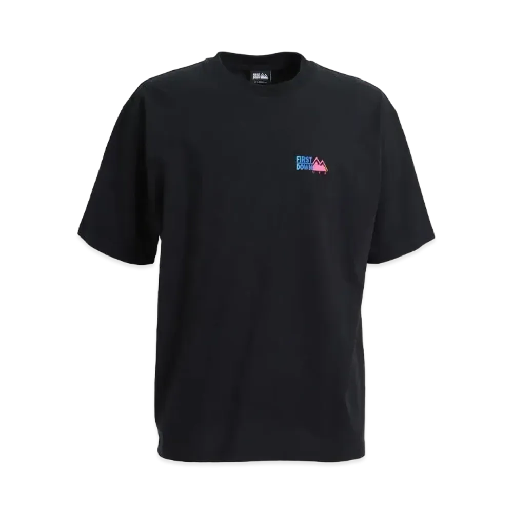 FIRST DOWN COLOR LOGO S/S T "Black"