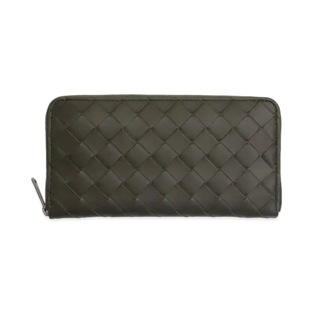 Bottega Veneta Zip Around Wallet "Camping"