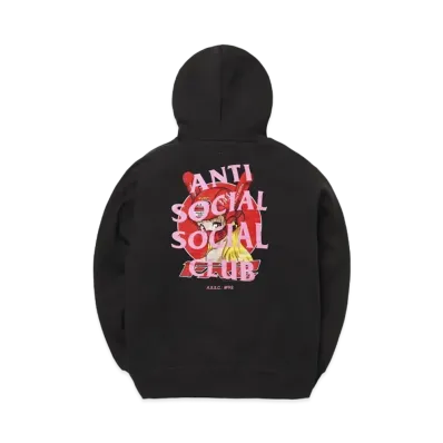 ANTI SOCIAL SOCIAL CLUB collaboration with #FR2 Exclusive Biker Girl Hoodie "Black"