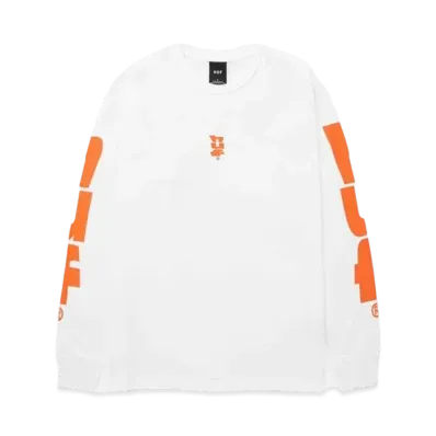 HUF Spring 24 Megablast Stretch Ls Tee "White"