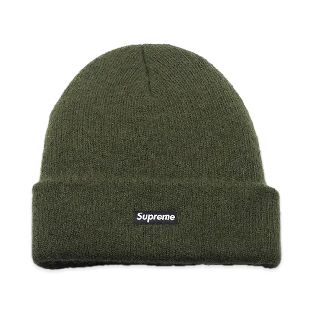 Supreme Mohair Beanie "Olive" (20FW)