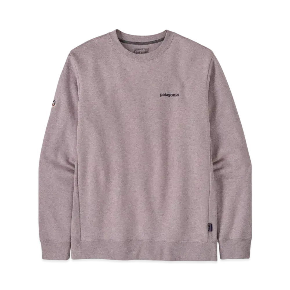 Patagonia Men's Fitzroy Icon Uprisal Crew Sweatshirt "Echo Purple"