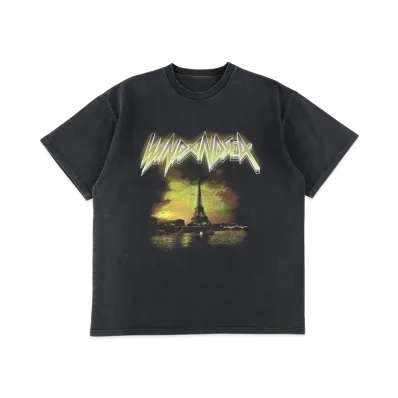 WIND AND SEA Band World Tour Tee (Paris) "Black"