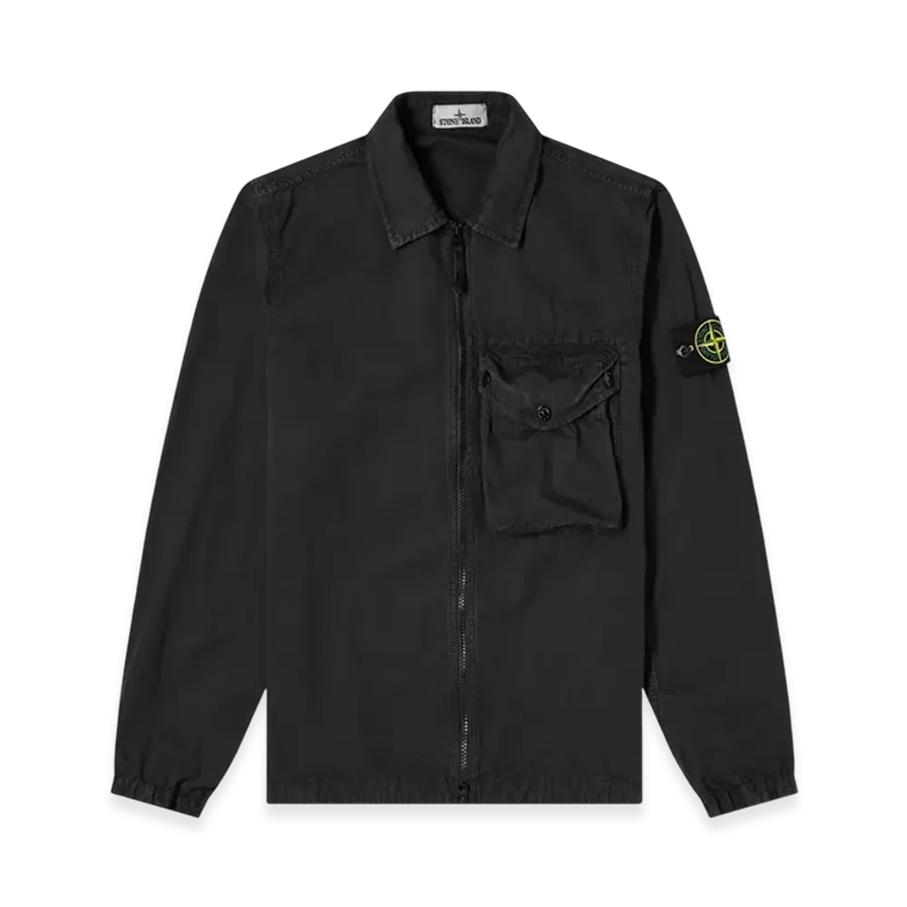 Stone Island 117WN T.CO+OLD Overshirt - 21SS "Black"