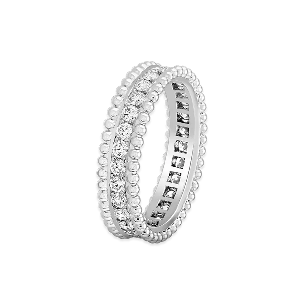 Van Cleef & Arpels Estelle wedding band "Platinum/Diamond"