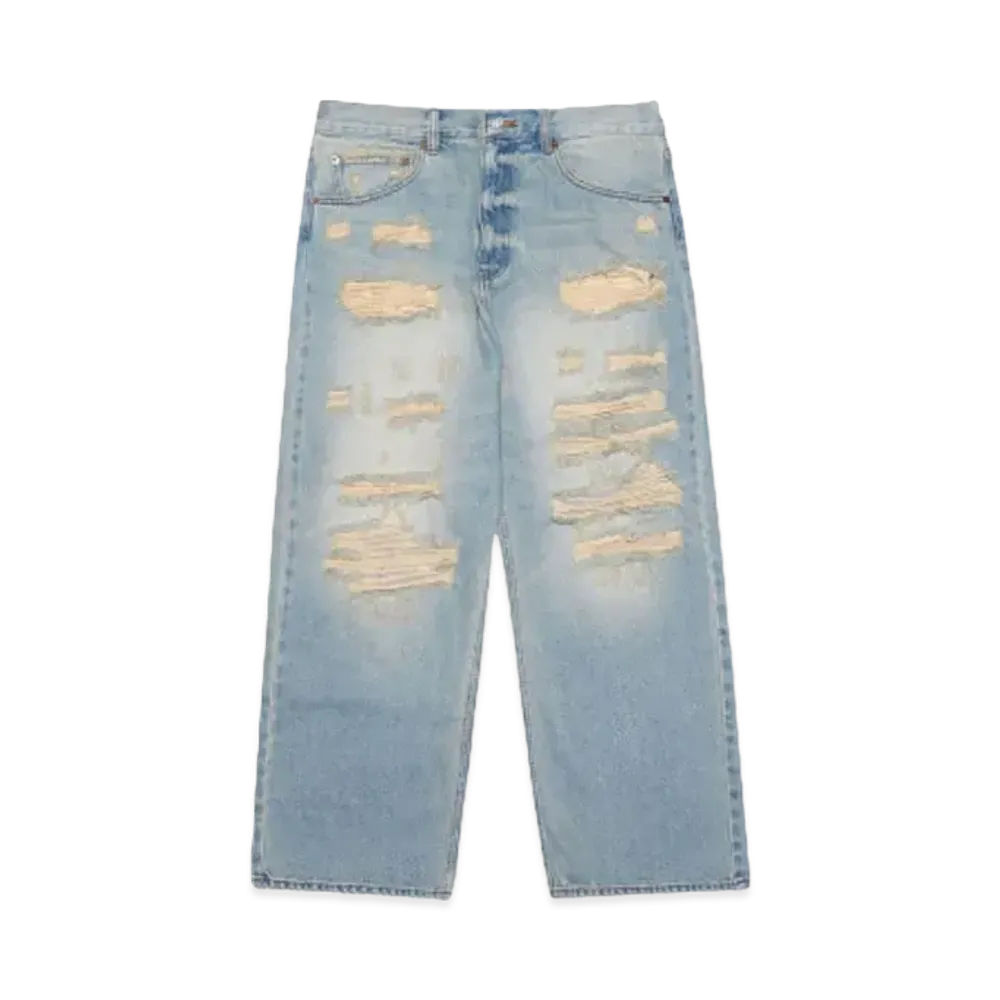 F-LAGSTUF-F DENIM BORO BAGGIE PANTS "INDIGO"
