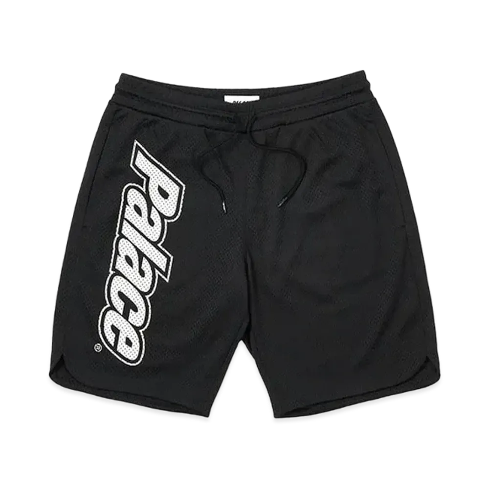 PALACE LOWERCASE FONT SHORTS "Black"