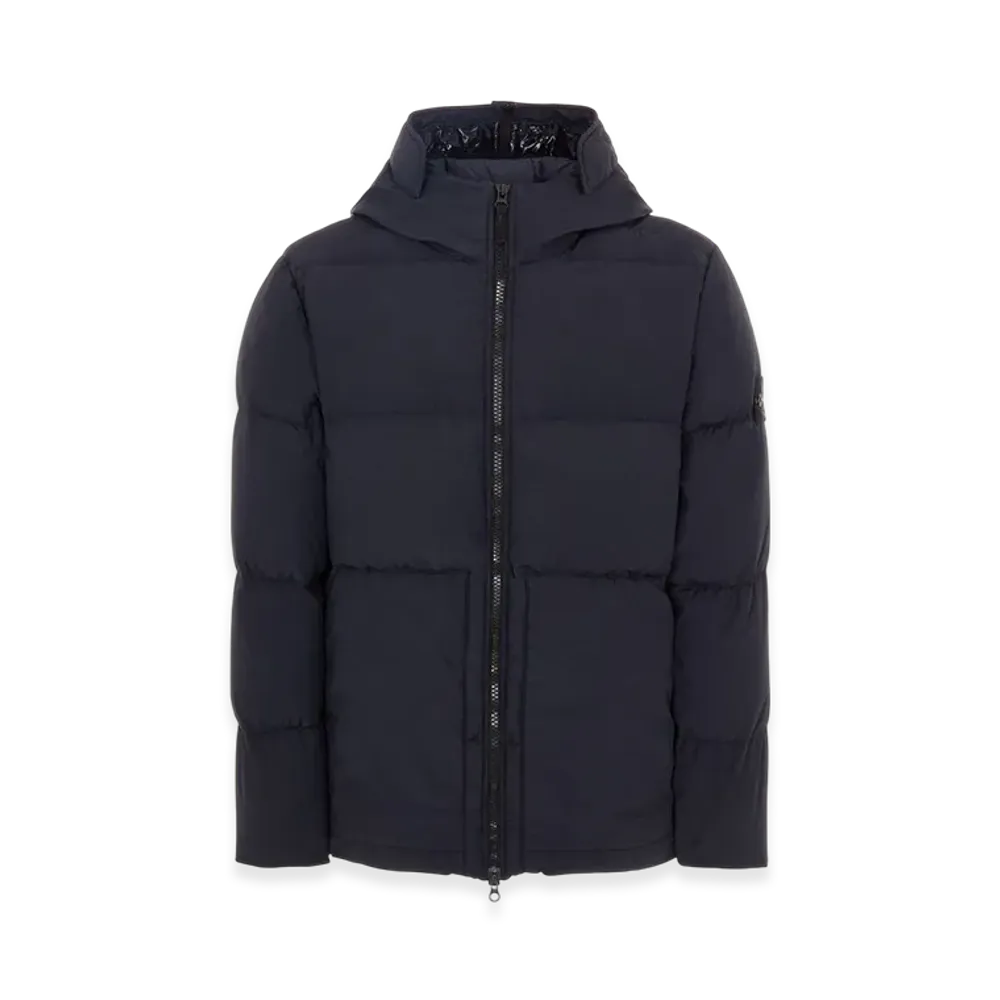 Stone Island 44132 Naslan Light Watro Down Jacket - 22FW "Navy Blue"