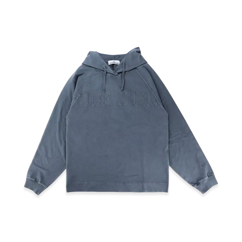 Stone Island 63355 Logo Hoodie - 23SS "Avio Blue"