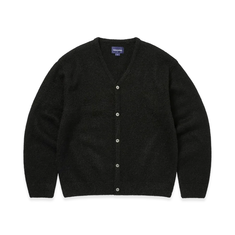 thisisneverthat Hairy Knit Cardigan "Black"