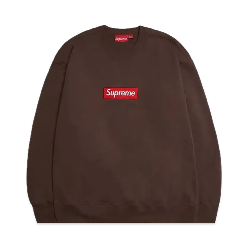 Supreme Box Logo Crewneck "Brown" (22FW)