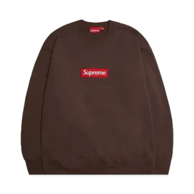 Supreme Box Logo Crewneck "Brown" (22FW)