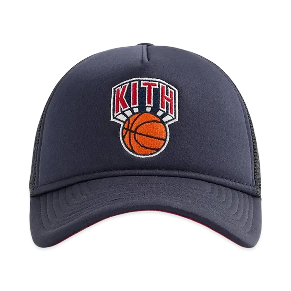 Kith x New Era for the New York Knicks 9FORTY MS Trucker Snapback "Nocturnal"
