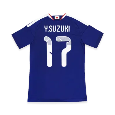 adidas Soccer Japan 2026 Home Replica Jersey #17 Yuito Suzuki "Japan Blue/Ash Blue"