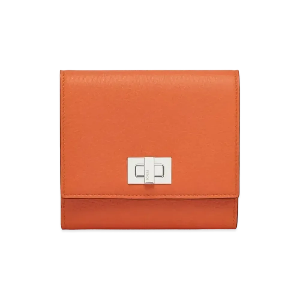 FENDI Wallet Leather "Orange"