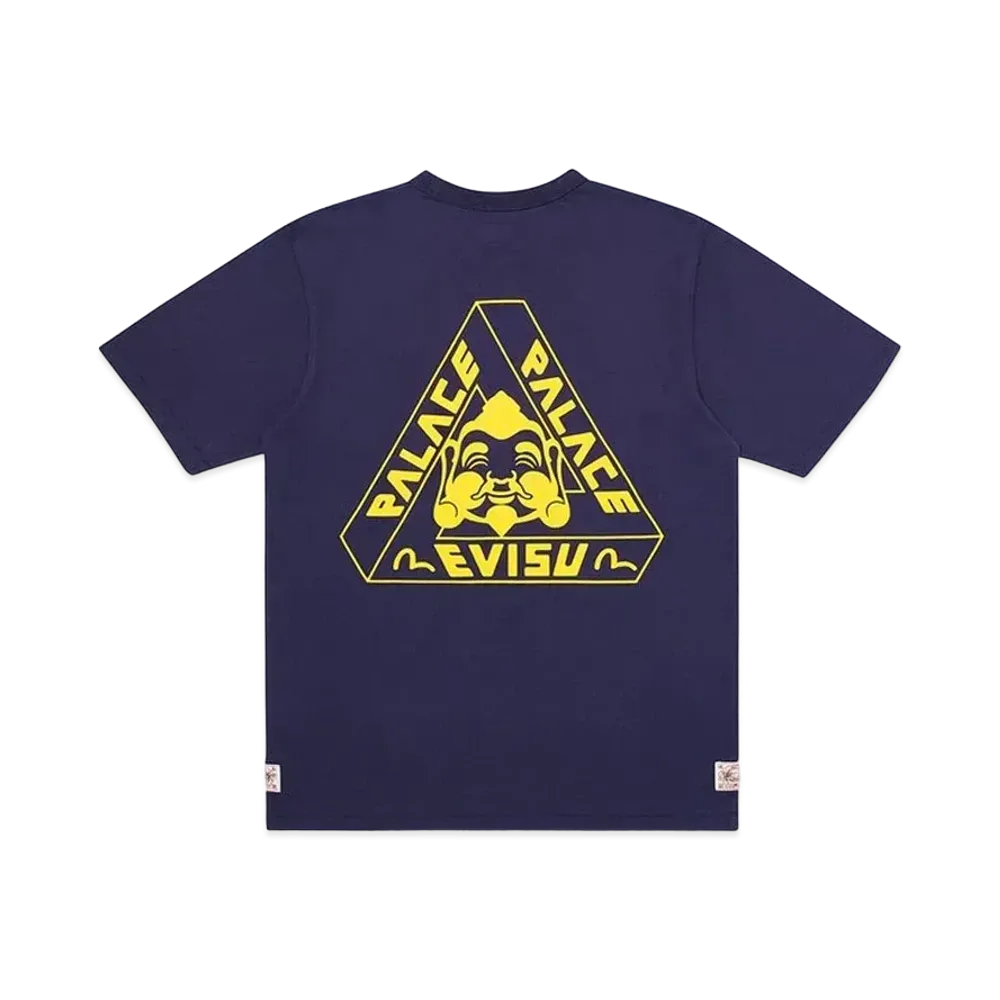 PALACE / Evisu T-Shirt "Navy"