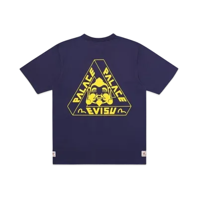 PALACE / Evisu T-Shirt "Navy"