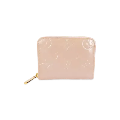 Louis Vuitton Zippy Coin Purse Vernis "Rose Angelique"