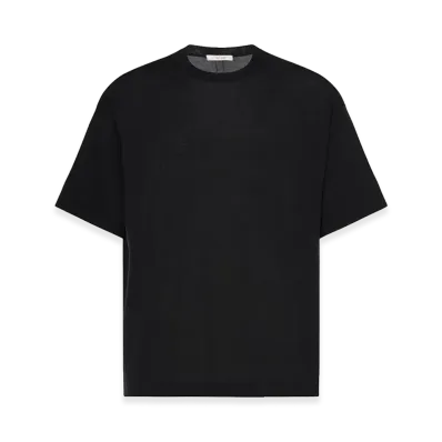 The Row Dlomu Wool T-Shirt "Black"