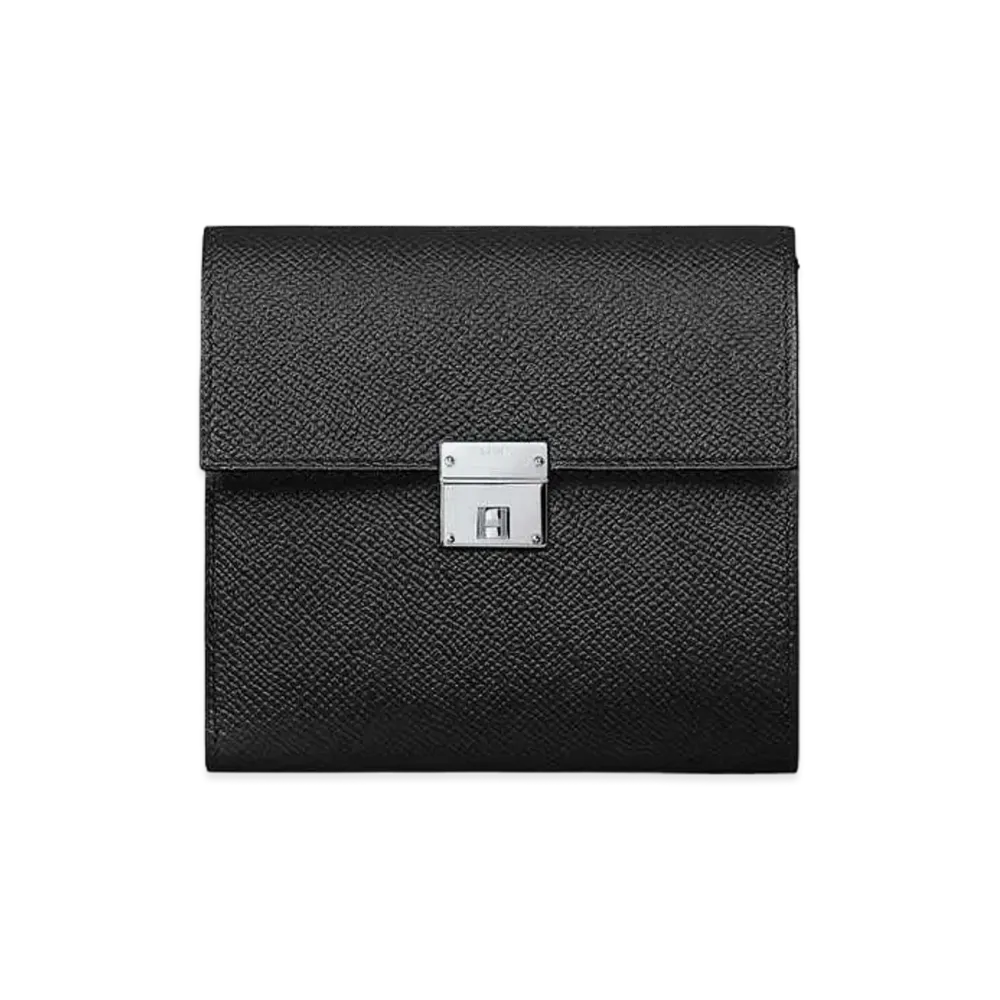 Hermes Clic 12 Wallet "Noir/Palladium"