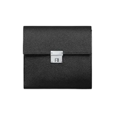 Hermes Clic 12 Wallet "Noir/Palladium"
