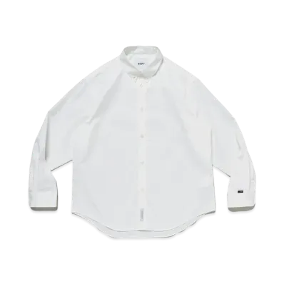 WTAPS BD 01 / LS / Ctpl. Broadcloth. Coolmax "White"