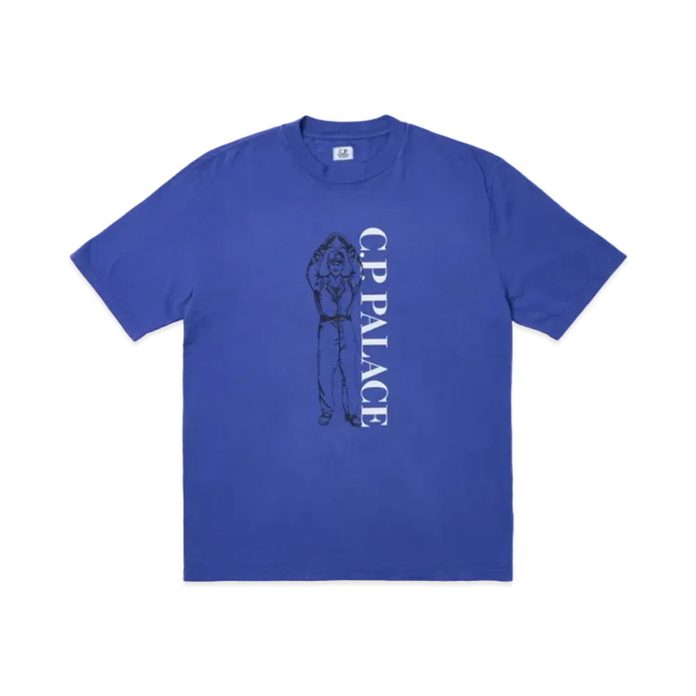 PALACE x C.P. COMPANY T-Shirt "Blue"