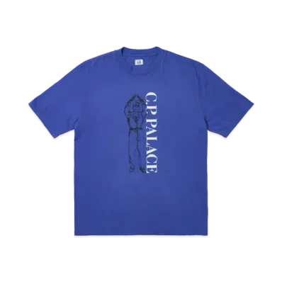 PALACE x C.P. COMPANY T-Shirt "Blue"