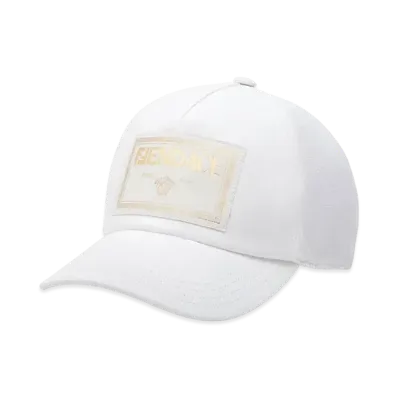 FENDI x Versace Fendace White Canvas Logo Baseball Cap "White"