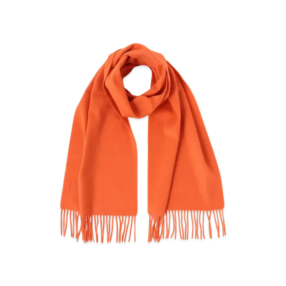 BEAMS Cashmere Scarf Solid "Orange"