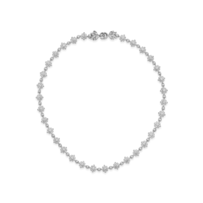 GUCCI Flora White Gold Necklace Diamond "White Gold"