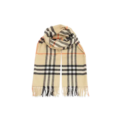 Burberry Embroidered Cashmere Scarf "Printed"