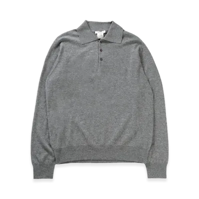 The Row Long Sleeve Polos "Gray"