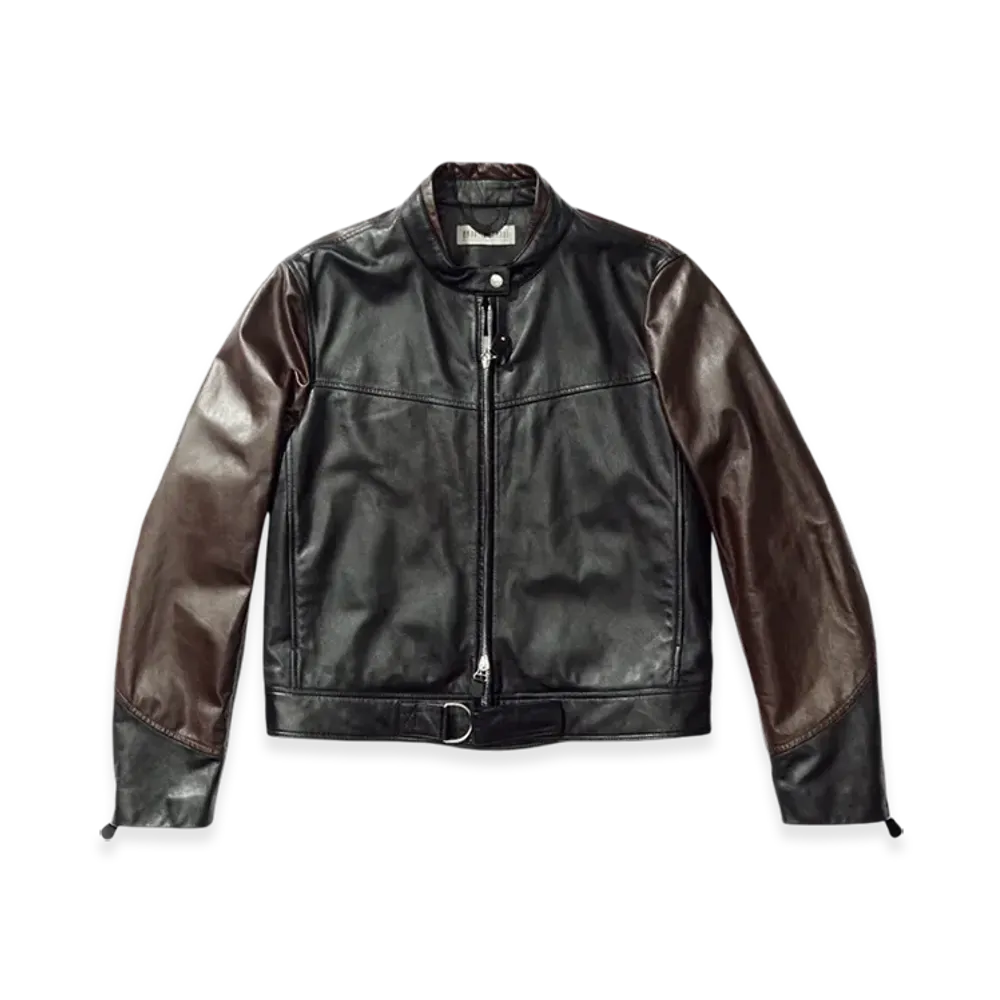 OUR LEGACY Work Shop x Emporio Armani Grande Trix Jacket "Liquirzia Leather"