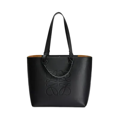 LOEWE Anagram Tote In Classic Calfskin "Black"