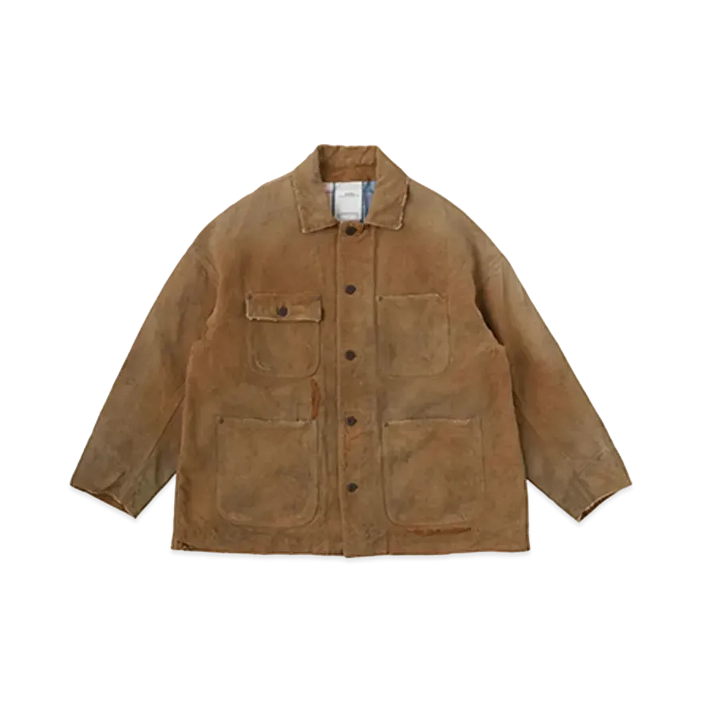visvim MACRAY COVERALL CRASH "Lt.Brown"