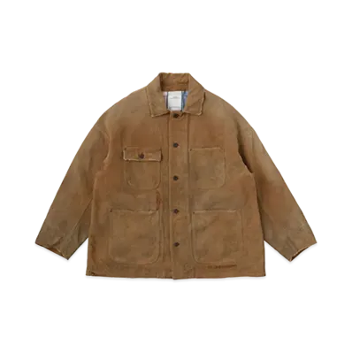 visvim MACRAY COVERALL CRASH "Lt.Brown"