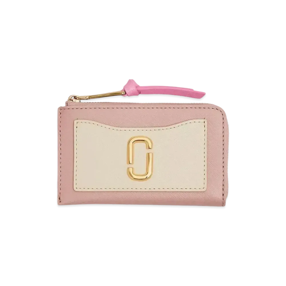 Marc Jacobs The Utility Snapshot Top Zip Multi Wallet "Rose Multi"