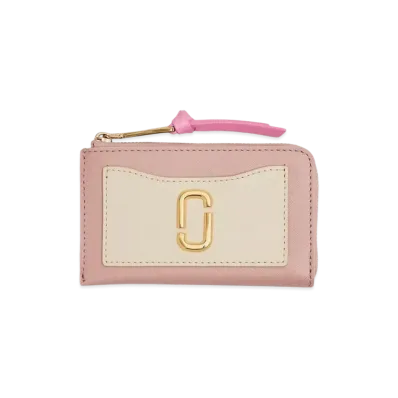 Marc Jacobs The Utility Snapshot Top Zip Multi Wallet "Rose Multi"