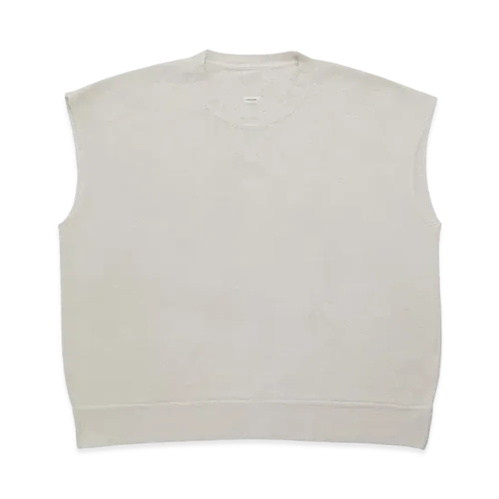 visvim Mondo Sweat S/L Dmgd (U.D.) "Off White"