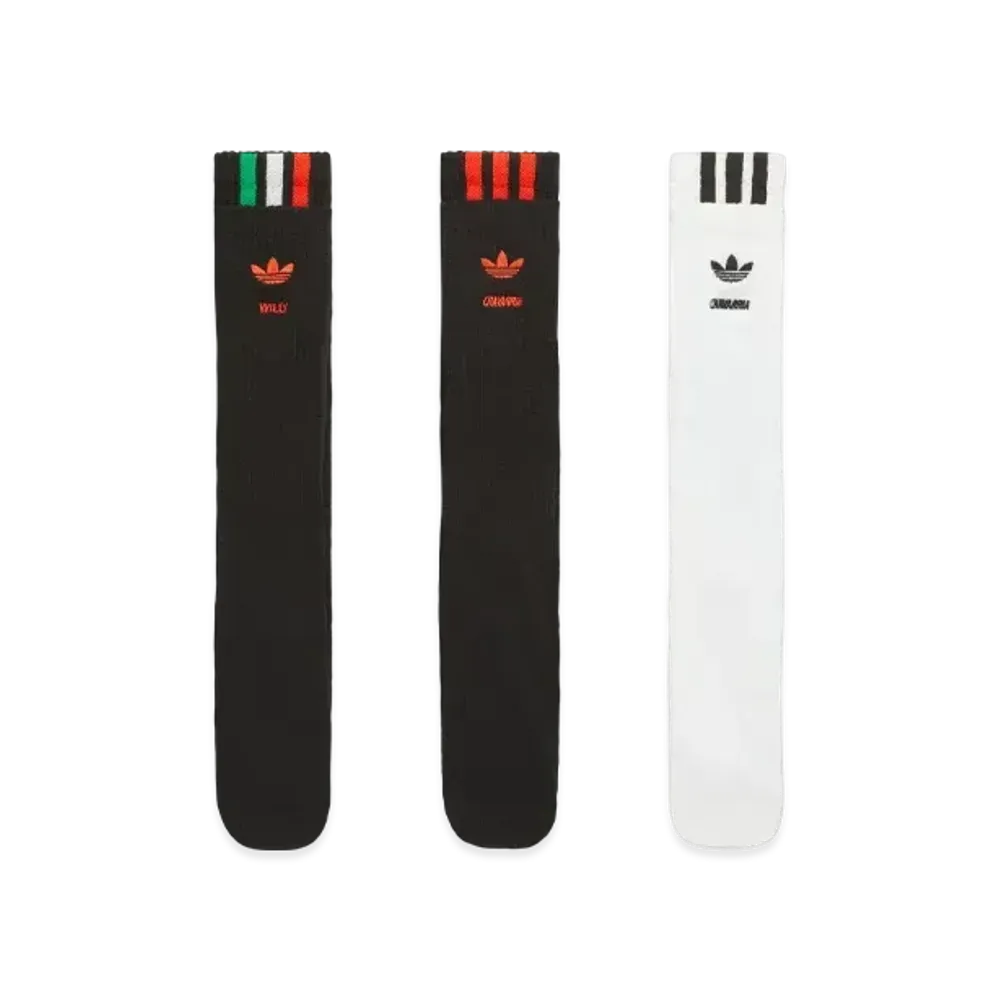 adidas x Willy Chavarria Socks "White/Black/Black"
