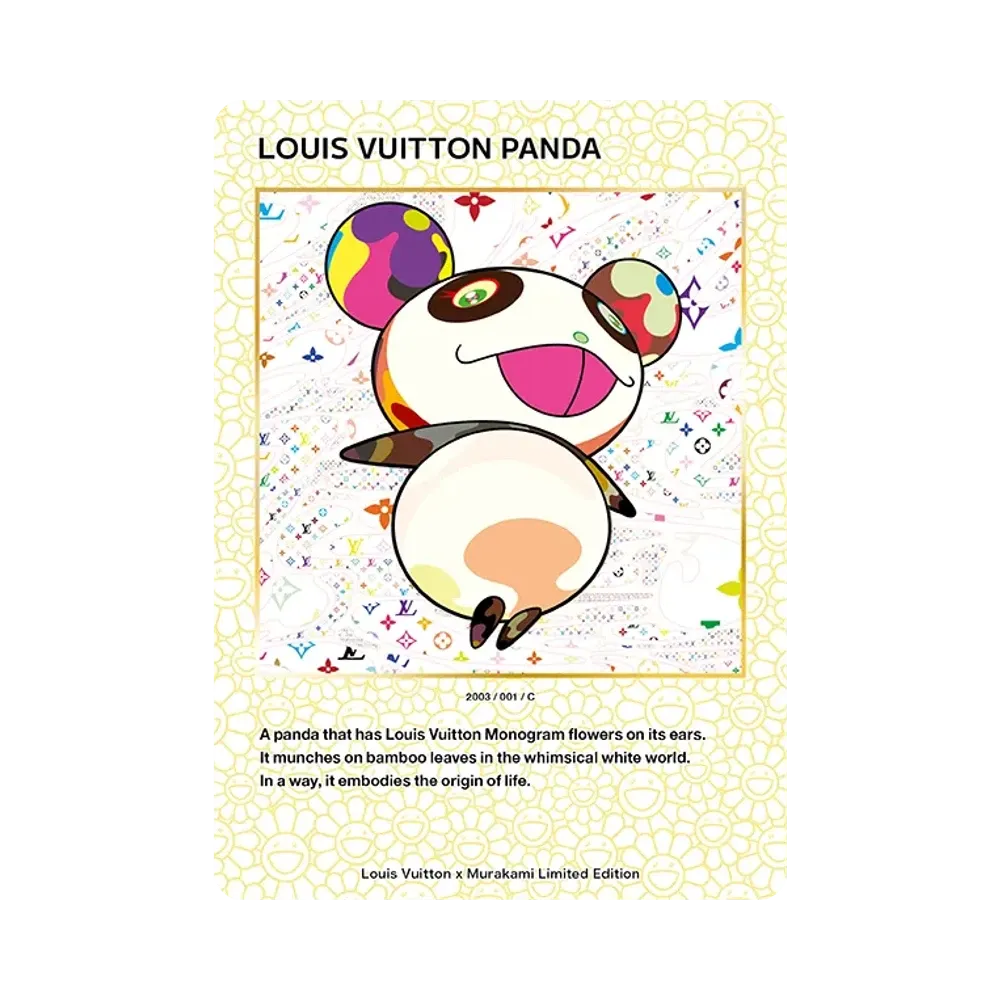 Louis Vuitton Panda C [2003 / 001](Louis Vuitton x Takashi Murakami Trading Cards)