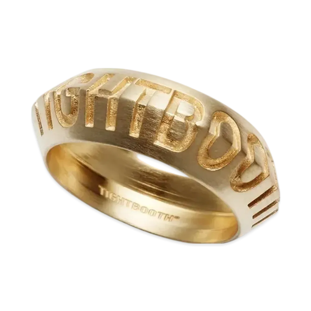 TIGHTBOOTH Angle Iron Ring "Brass"