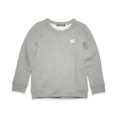 Acne Studios Kids Crewneck Sweatshirt "Light Grey Melange"