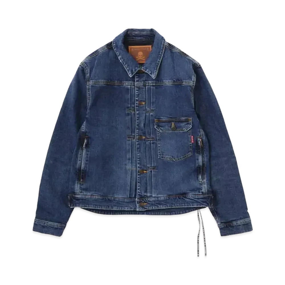 mastermind JAPAN W R Denim Trucker Jacket "Indigo"