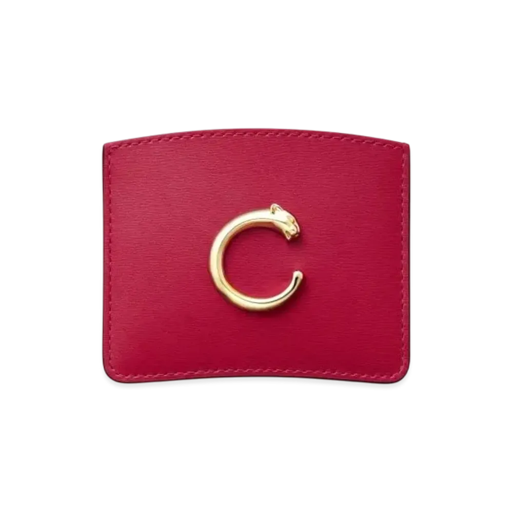 Cartier Simple Card Holder, Panthere de Cartier "Cherry Red"