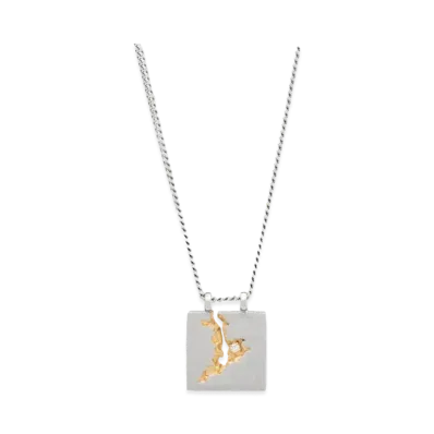 TOMWOOD Mined Pendant "Silver"