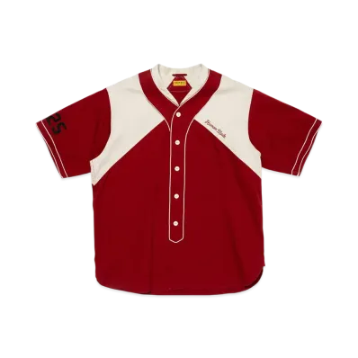 HUMAN MADE Baseball Shirt "Red"