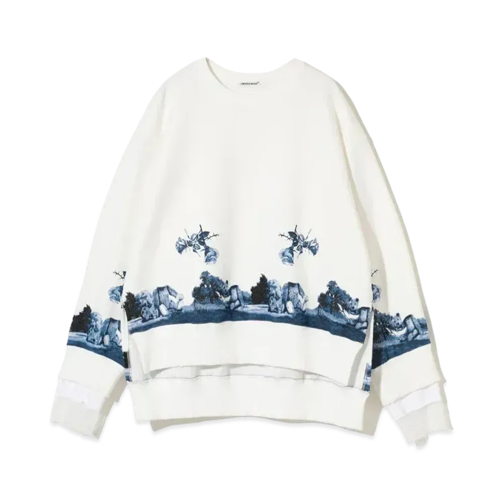 UNDERCOVER Cotton Sweatshirt Pullover "White"