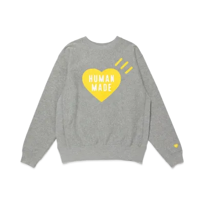 HUMAN MADE Stores Exclusive Heart Sweatshirt Shinsaibashi Parco "Gray"